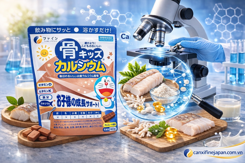 Canxi cá tuyết Nhật Bản Fine Japan từ cá tuyết đại dương